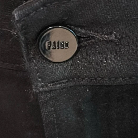 Paige Jolie Coated Straight-Leg Crop Pants size 30 - Picture 14 of 16